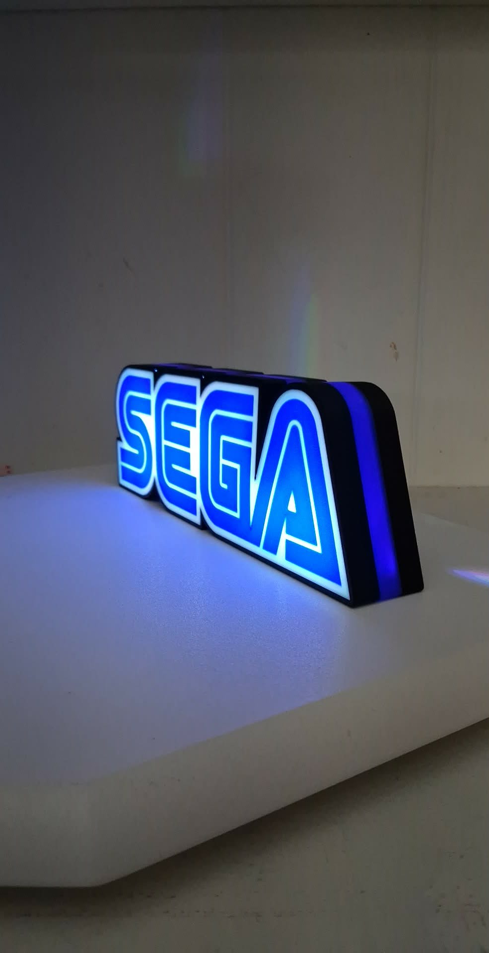 Sega LED light box – custom 3D printed – Lit Layer Creations